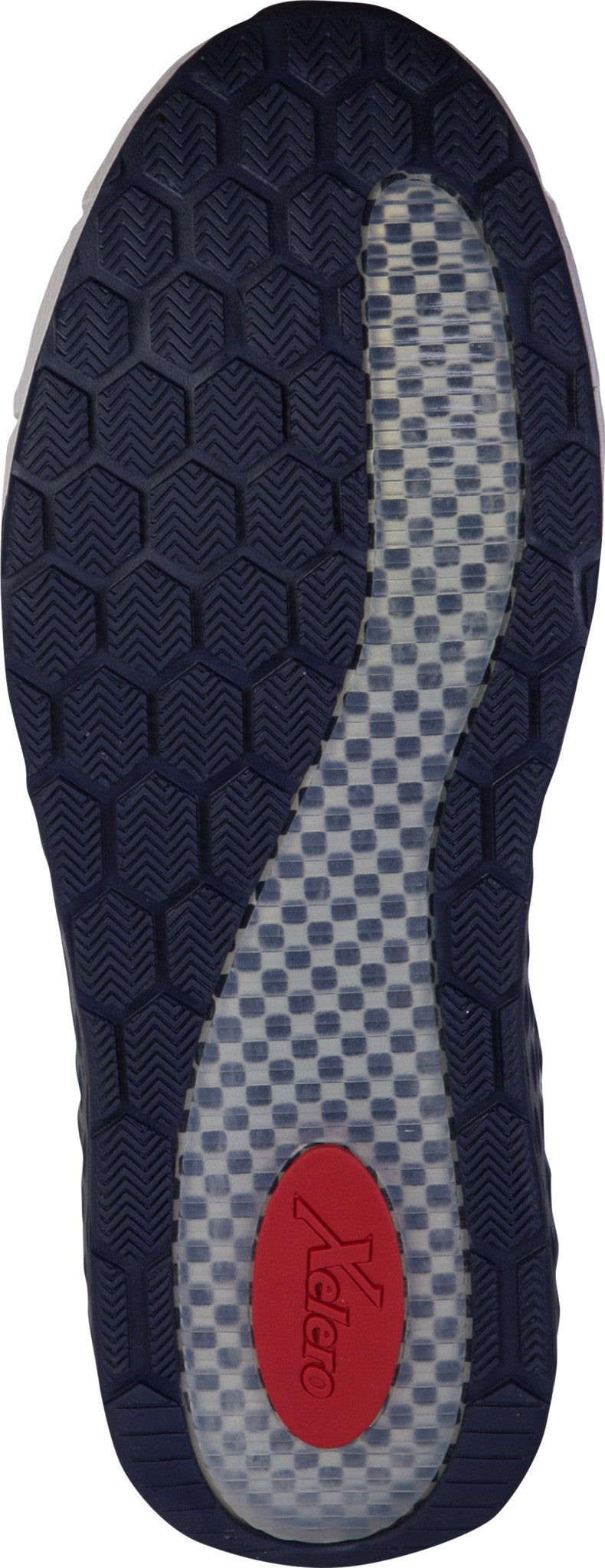 Xelero Steadfast II Men's Shoe - Navy - Sole View - 5