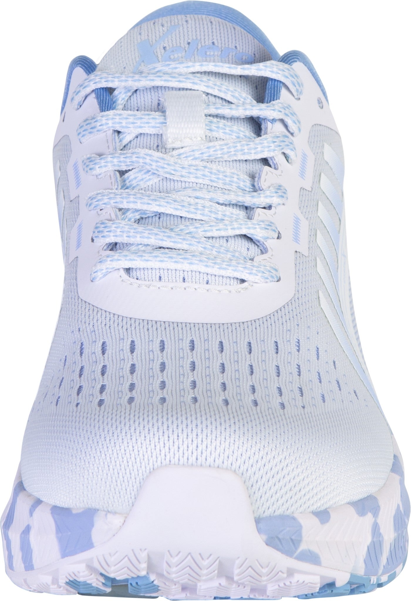 Xelero Steadfast II Recycled Women's Shoe - White/Carolina Blue - Product View - 4