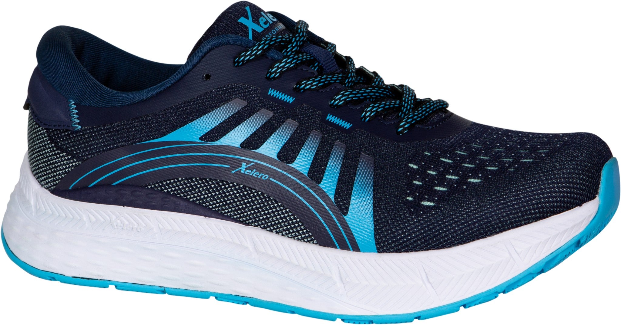 Xelero Steadfast II Women's Shoe - Navy/Ocean - Product View - 6