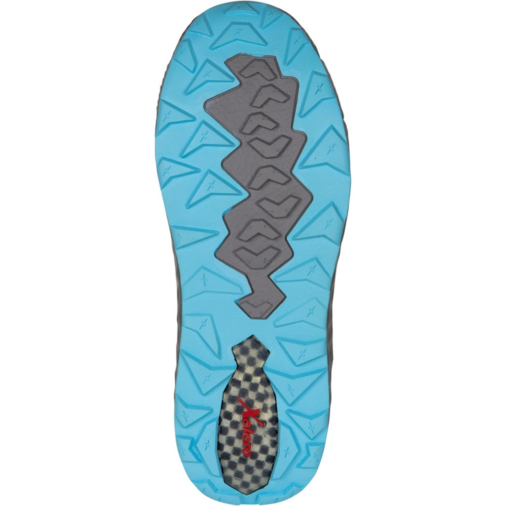Xelero Steadfast Trail Women's Shoe - Granite/Glacier Blue - Sole View - 4