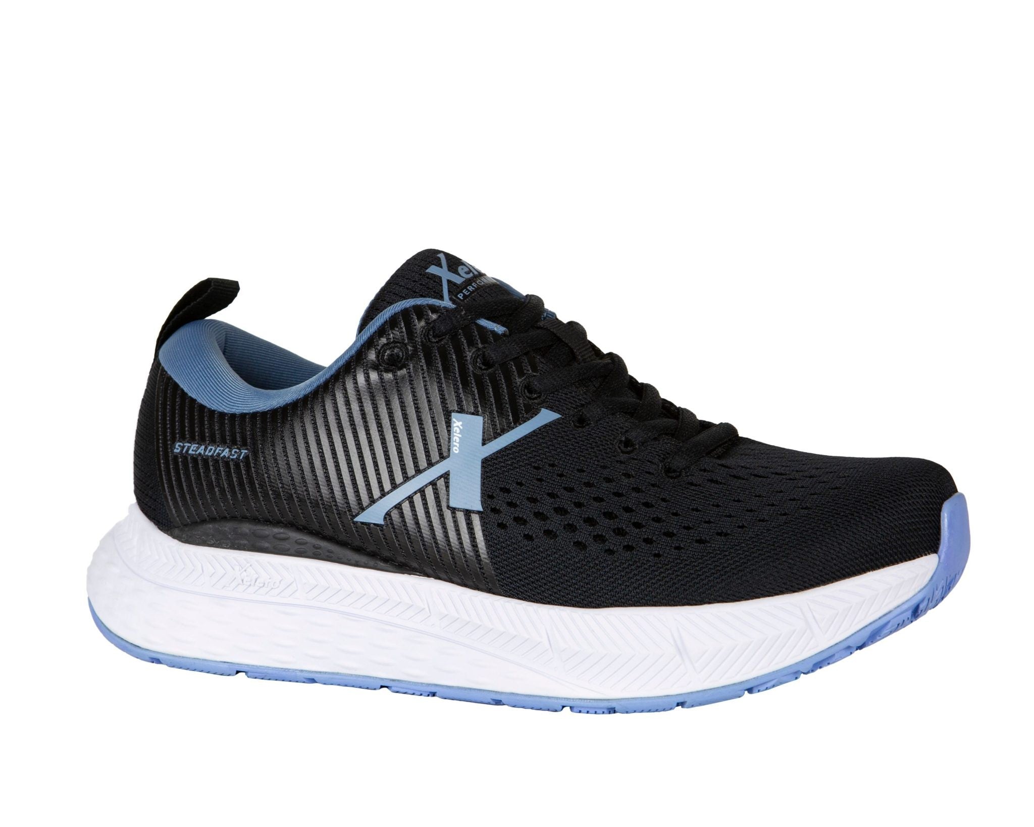 Xelero Steadfast Women's Shoe - Black/Periwinkle - Product View - 6