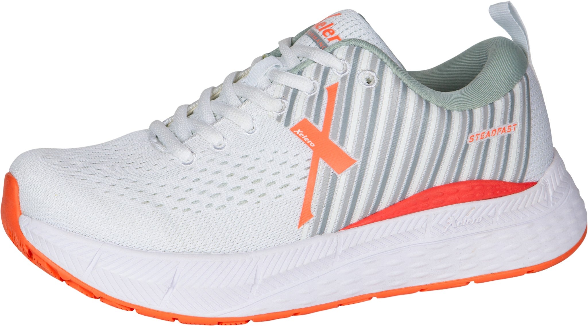 Xelero Steadfast Women's Shoe - White/Coral - Product View - 1