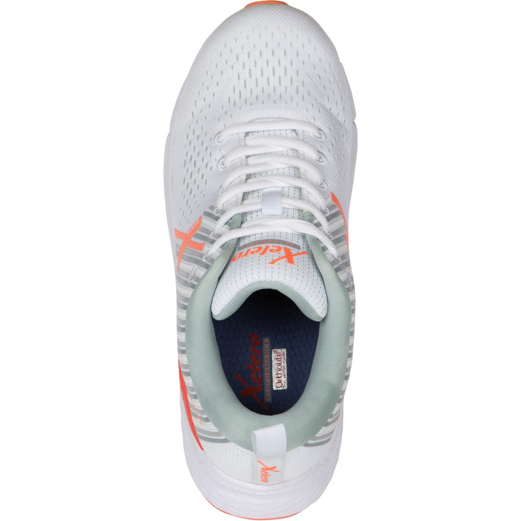 Xelero Steadfast Women's Shoe - White/Coral - Product View - 2