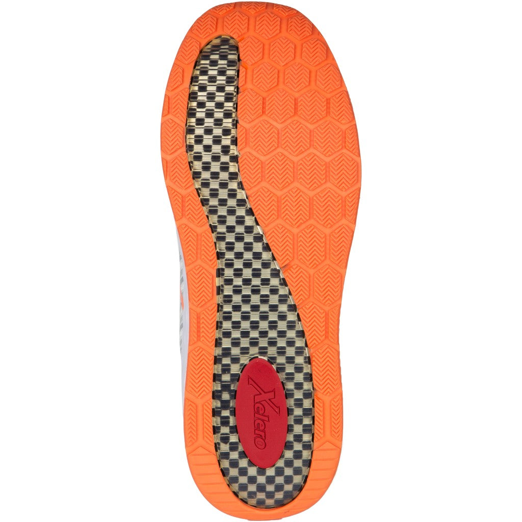 Xelero Steadfast Women's Shoe - White/Coral - Sole View - 4