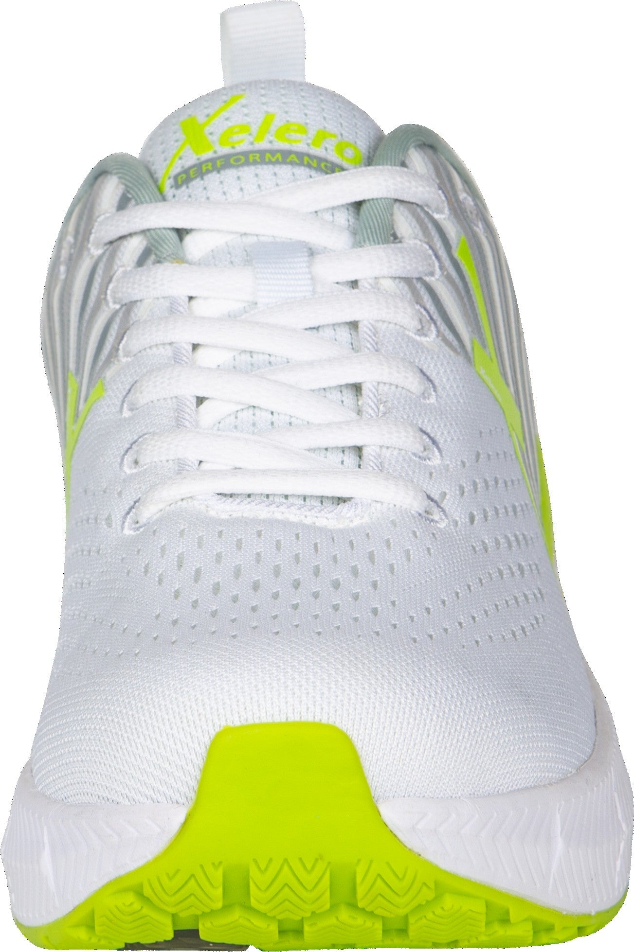 Xelero Steadfast Women's Shoe - White/Kiwi - Product View - 3