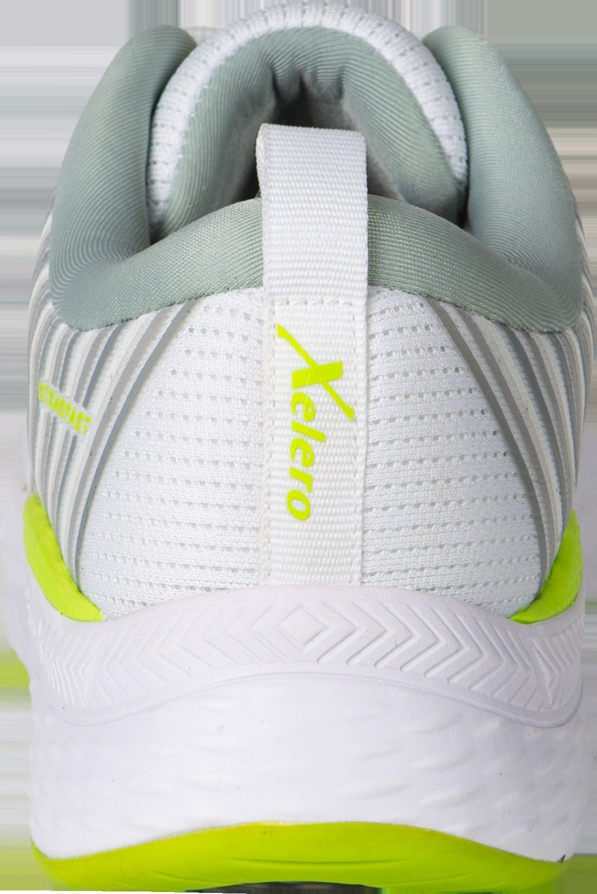 Xelero Steadfast Women's Shoe - White/Kiwi - Product View - 5