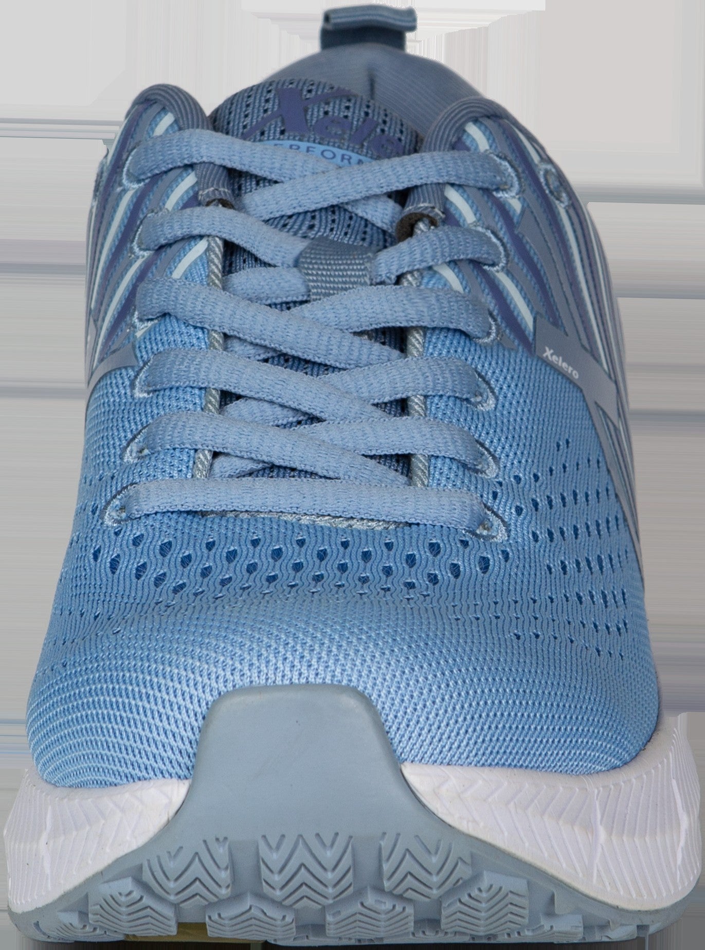 Xelero Steadfast Women's Shoe - White Lt Blue - Product View - 2