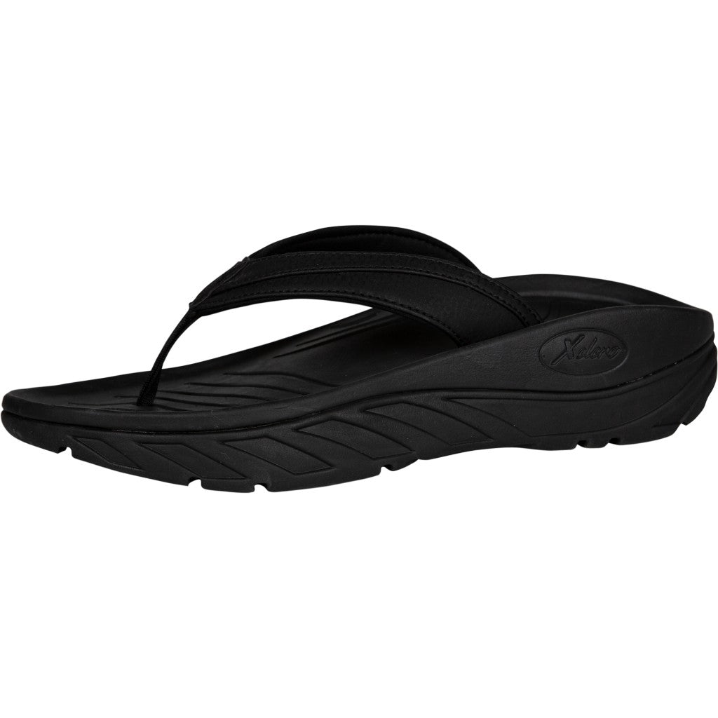 Xelero TRU Sandal Recovery Support Women's Sandal - Black/Black - Product View - 1