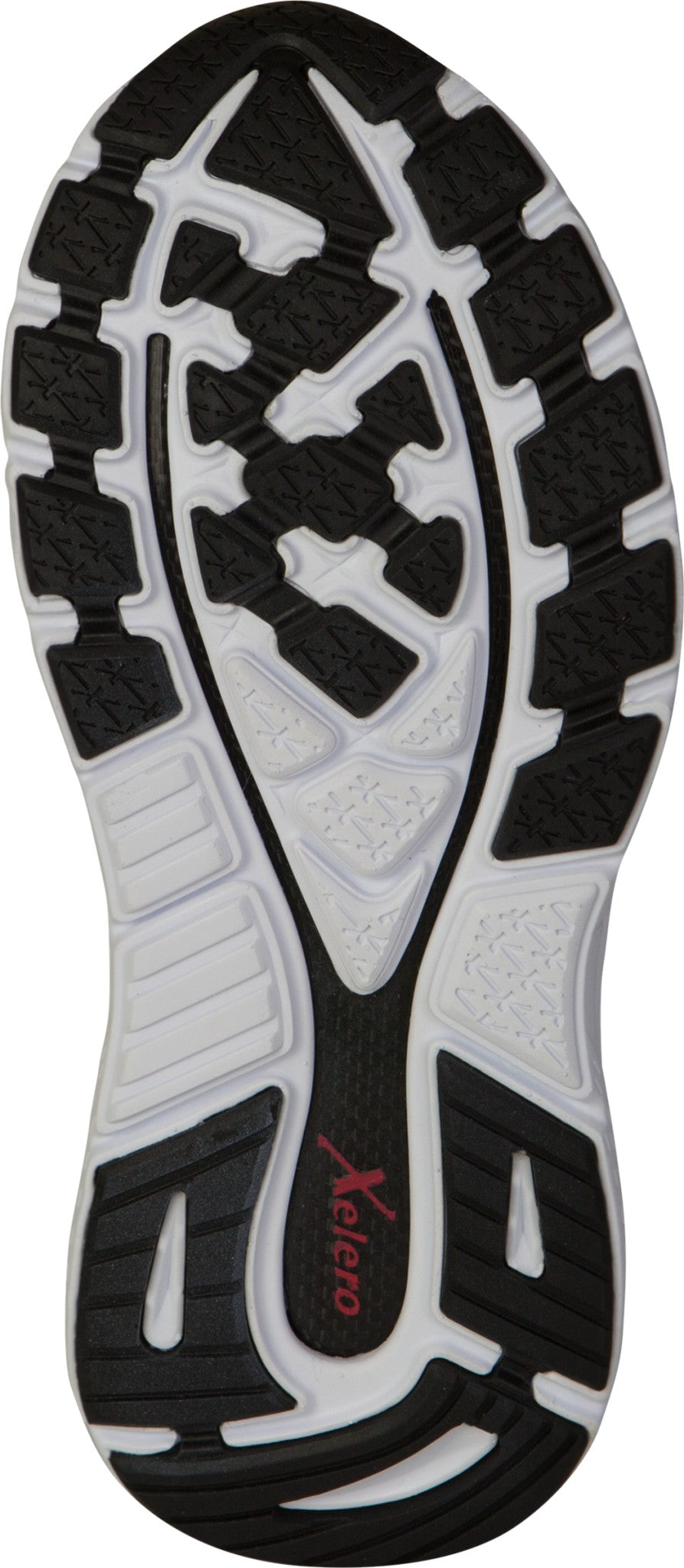 Xelero X-GPS Lightweight Stability and Cushioned Support Women's Shoe - Black - Sole View - 4