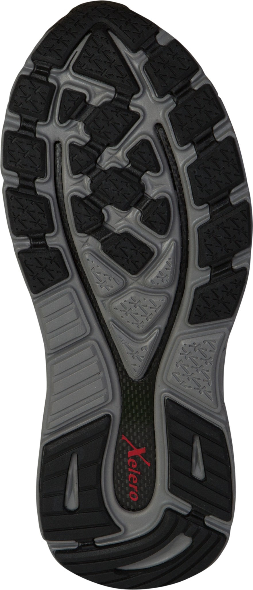 Xelero X-GPS Men's Shoe - Black/Grey - Sole View - 4