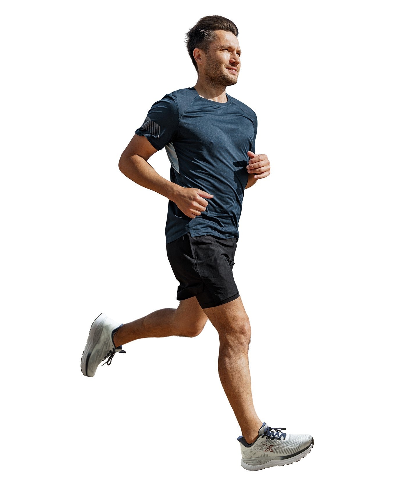Xelero X-GPS Men's Shoe - Vapor/Navy - Product View - 8