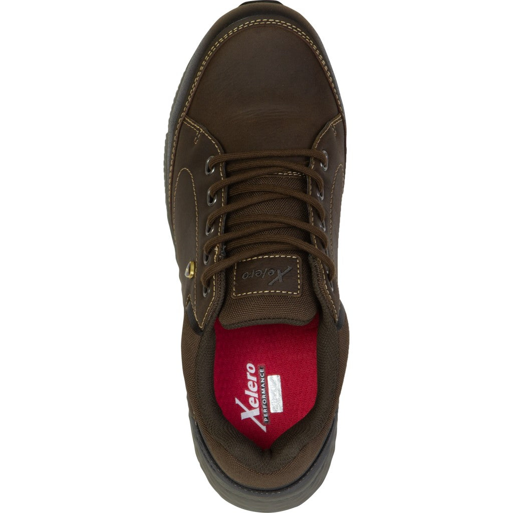 Xelero Zurich Leather Supportive Men's Shoe - Brown - Product View - 2