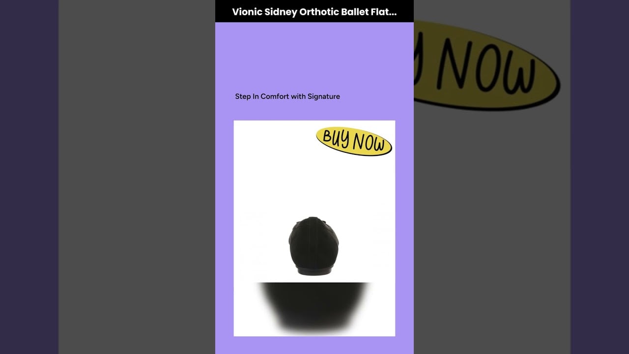 Watch Vionic Sidney Orthotic Ballet Flat - Women's Ballet Flat video