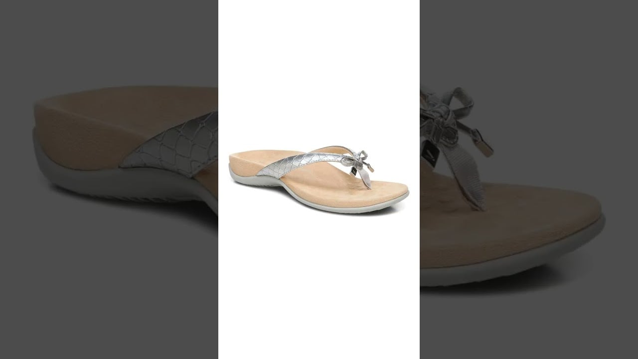 Watch Vionic Bella - Women's Orthotic Thong Sandals video